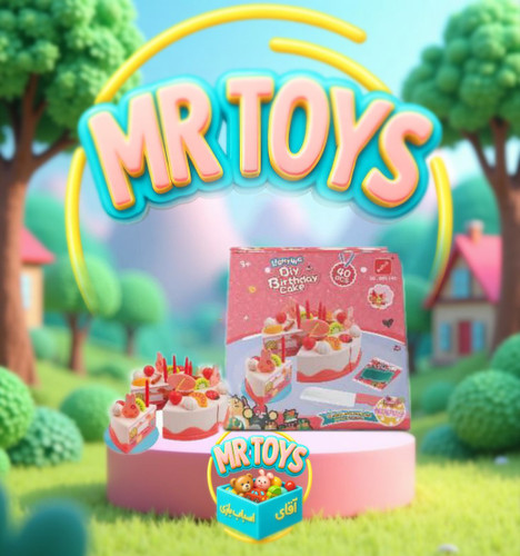 اسباب بازی کیک تولد 40تیکه